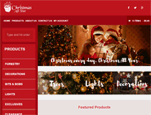 Tablet Screenshot of christmasallyear.com.au